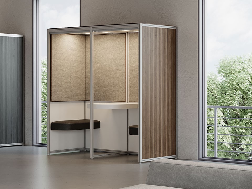 The Alcove Open Meeting Space - Privacy & Focus Solutions from Cubicall